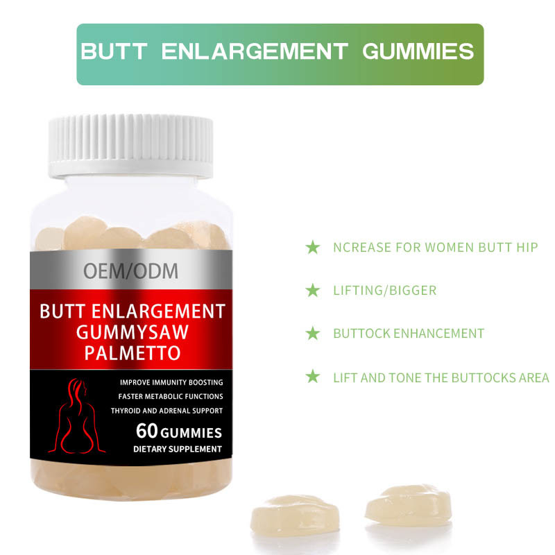 O peito da extremidade de HACCP aumenta o realce fêmea preto Gummies de Maca para o levantamento anca da nádega