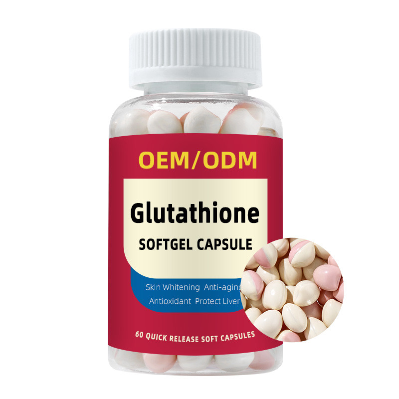 OEM Marca Privada Vitamina C 1500mg L-Glutationa comprimidos para branqueamento da pele Softgel
