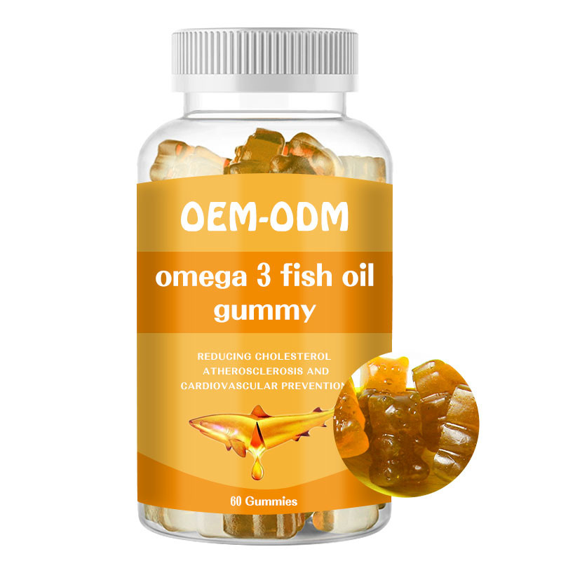 Ômega 3 comprimidos do óleo de fígado de bacalhau de Softgels EPA DHA do óleo de peixes gomosos para as crianças adultas