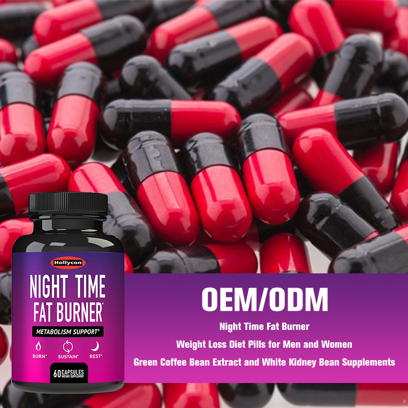 Dos comprimidos gordos da dieta da perda de peso do queimador da noite café verde Bean Extract And White Kidney Bean Supplement