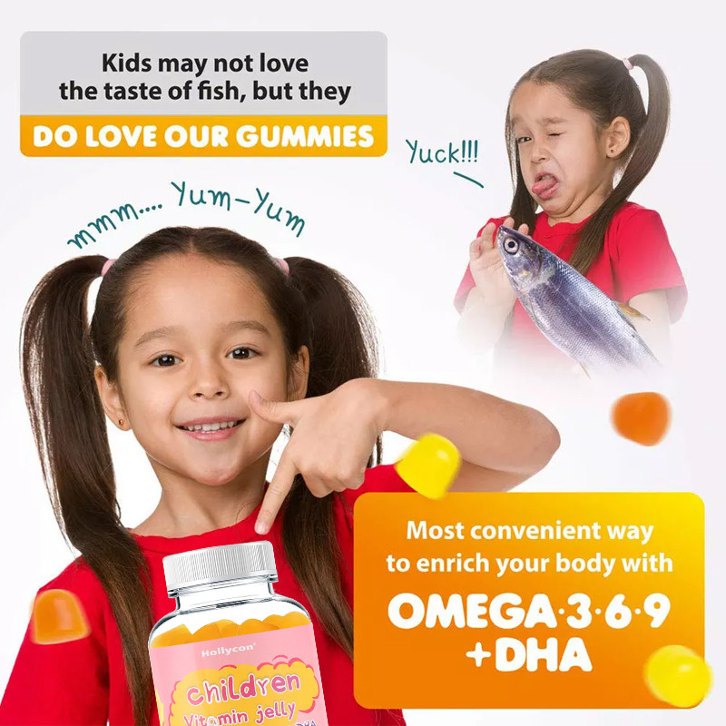 Vitaminas gomosas diárias C do urso do zinco do OEM do suplemento aos cuidados médicos do multivitamínico 60 para crianças