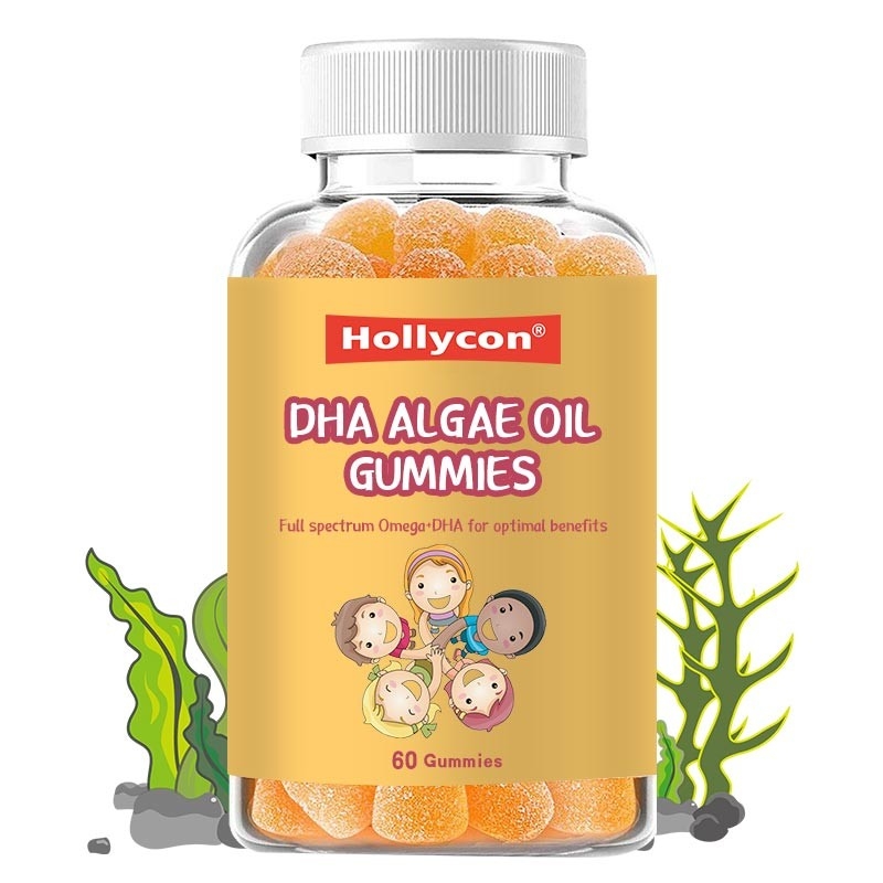 As ALGAS da nutrição DHA lubrificam os comprimidos do óleo de fígado de bacalhau de Gummies EPA DHA gomosos para as crianças adultas