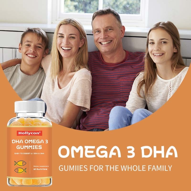 Ômega 3 produtos gomosos da nutrição dos comprimidos do óleo de fígado de bacalhau de EPA DHA para as crianças adultas