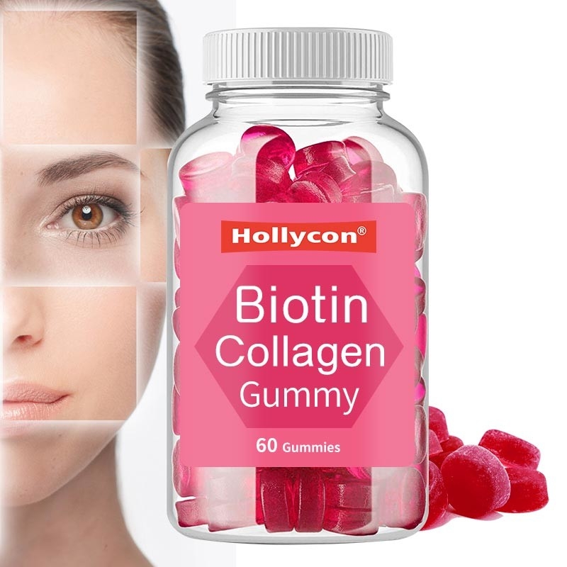O crescimento natural do cabelo de Gummies da biotina da vitamina para a pele do cabelo prega vitaminas Gummies da biotina