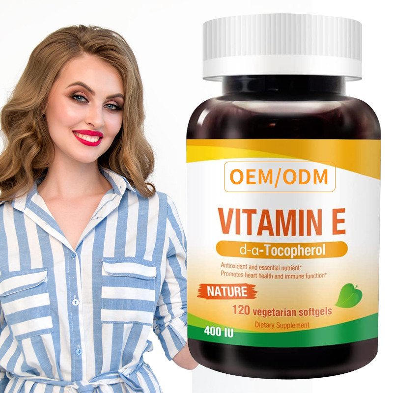 O multivitamínico clarea a vitamina E 400 IU 100 Softgels das cápsulas da pele fonte de mais de 3 meses