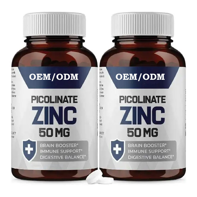 OEM Picolinato de Zinco 30 mg Suplemento Bem Absorvido Para a Função Imune de Crescimento Cápsulas