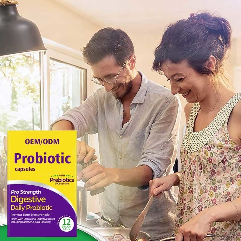 Suplementos gordos ao cortador de Probiotics para homens das mulheres 60 cápsulas não GMO sem glúten