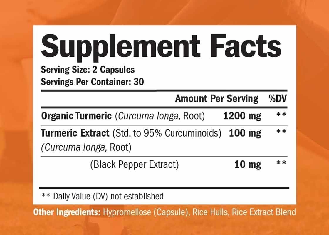 Suplementos de MSDS OEM Curcuma Curcumina Pimenta Preta Extracto de cápsula ajuda a manter a saúde das articulações Suporte imunológico