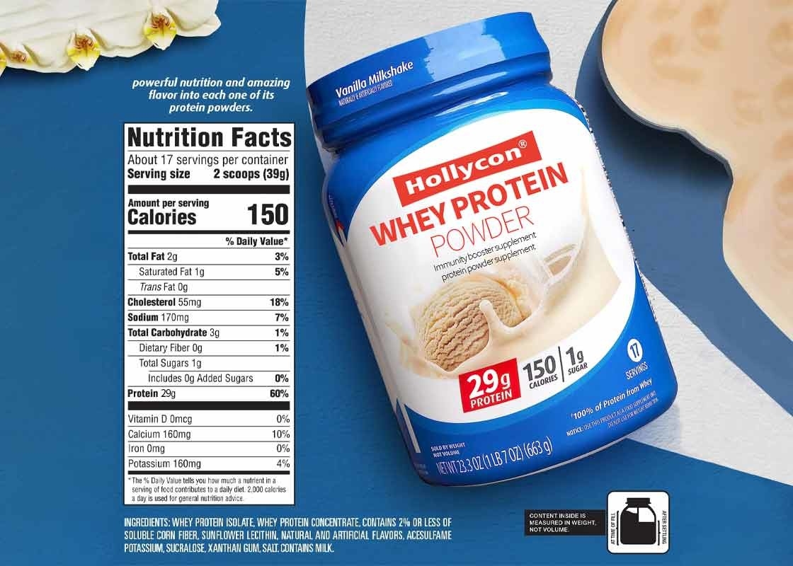 Proteína de soro de leite em pó para aumentar a força da massa muscular Suplemento de reforço da imunidade