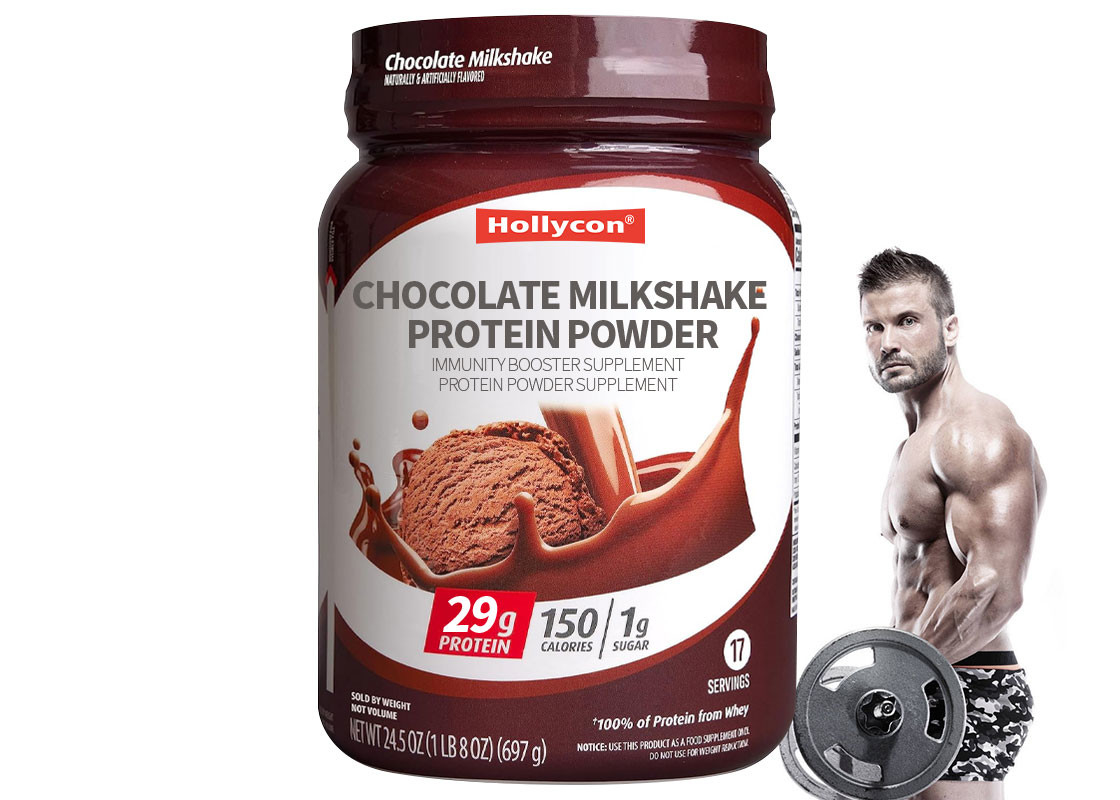 MSDS Chocolate Milkshake Proteína em Pó Suporta para Aumentar a Força da Massa Muscular Suplemento de Aumento da Imunidade