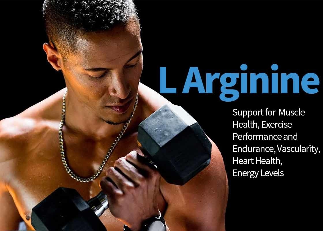 L Suplemento de arginina e óxido nítrico Apoio à saúde muscular Suplemento de saúde muscular