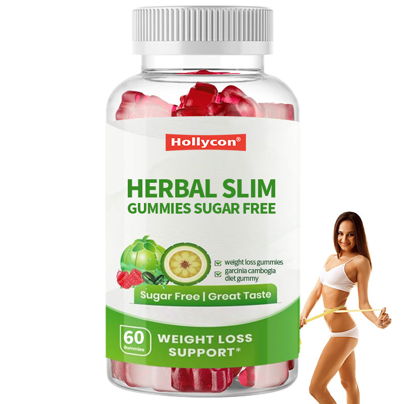 Personalizar Herbal Slim Gummies Sem açúcar Gummies para perda de peso Gummies de vinagre de maçã Garcinia Cambogia Diet Gummy