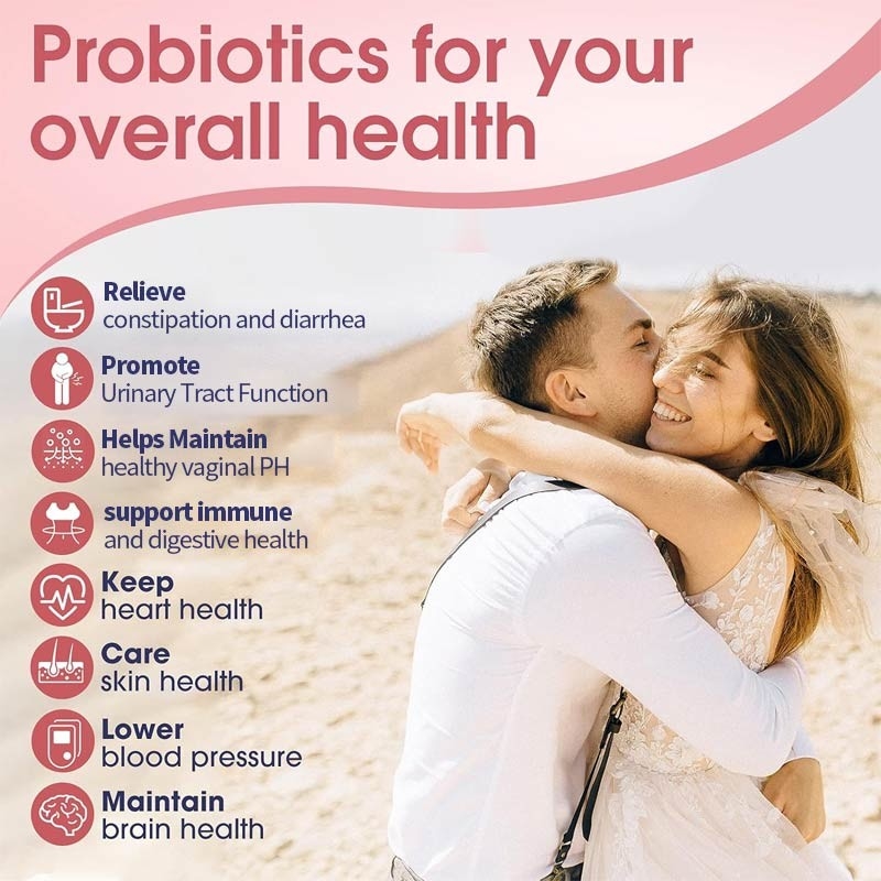 OEM Mulheres Probiótico Com D-Mannose E Cranberry Para Tratamento Urinário Intestinal Saúde Digestiva Prebióticos E Probióticos em Pó