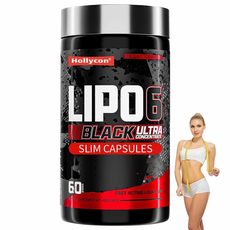 OEM Private Label Lipo-6 Black Ultra Concentrate Slim Capsules Suplemento termogênico energizante para queimador de gordura