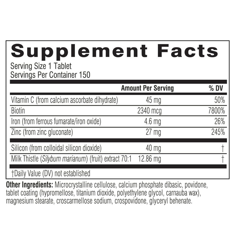 Biotina comprimidos cabelos pele e unhas Suplemento de colágeno para mulheres e homens Suplemento de vitamina C, zinco e ferro