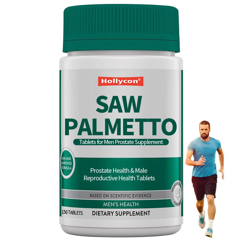 OEM Saw Palmetto comprimidos para homens Suplemento de próstata Saúde da próstata e saúde reprodutiva masculina comprimidos