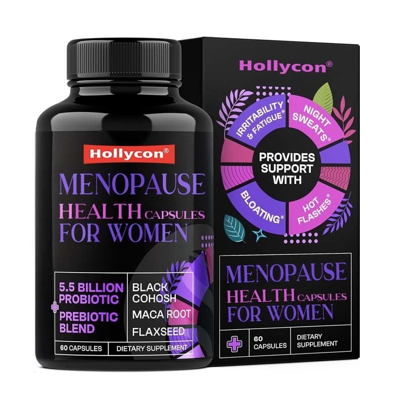 OEM& ODM Equilíbrio hormonal Saúde intestinal para mulheres Cápsulas de saúde de alívio da menopausa