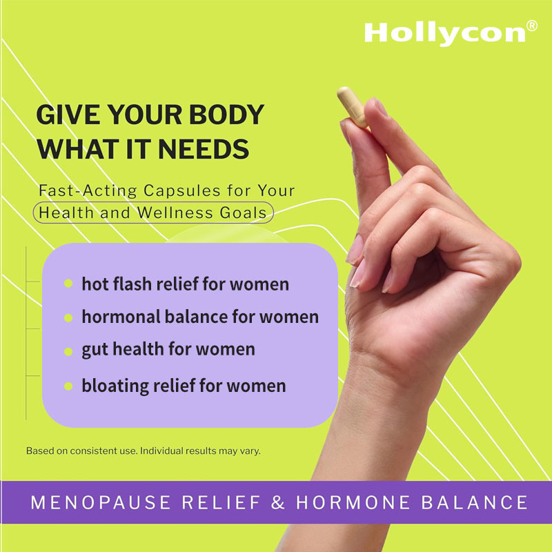 OEM& ODM Equilíbrio hormonal Saúde intestinal para mulheres Cápsulas de saúde de alívio da menopausa