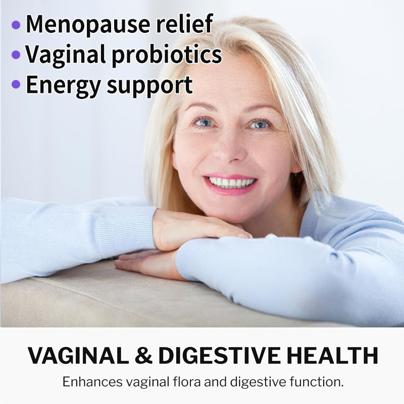 OEM& ODM Equilíbrio hormonal Saúde intestinal para mulheres Cápsulas de saúde de alívio da menopausa