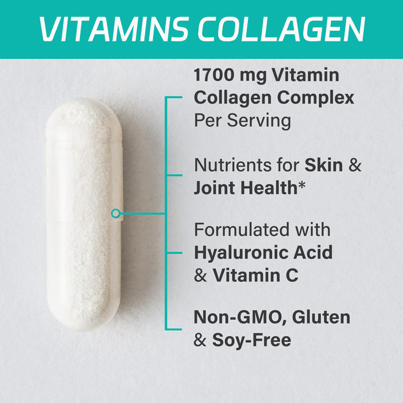 Apoio OEM Colágeno para Mulheres Homens Multiplas pílulas de colágeno Vitaminas cápsulas de colágeno