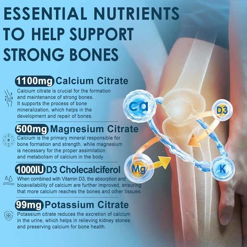 OEM Suporte Ósso Músculo Saúde Imune Vitamina D3 para Adultos