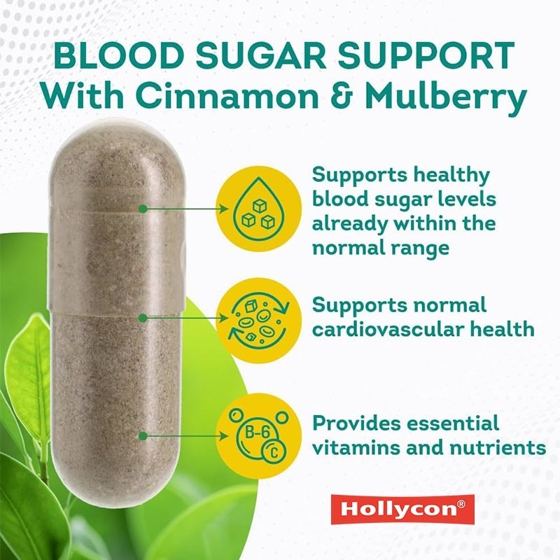 OEM Suplemento de suporte normal do açúcar no sangue Canela Melão amargo Mulberry Zinco Biotina Vitamina Suplemento de ervas