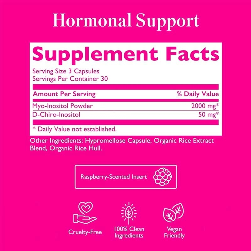 OEM Suporte ovariano Vitaminas Equilíbrio hormonal para mulheres Vitaminas ovarianas Cápsulas