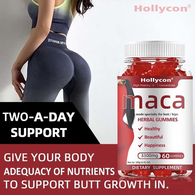 Suporte imunológico e equilíbrio hormonal para mulheres Maca Root Gummies