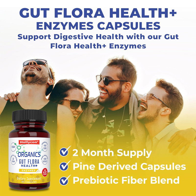 OEM Biologia Flora intestinal Enzimas de saúde Probióticos Bioma intestinal saudável Suporte digestivo