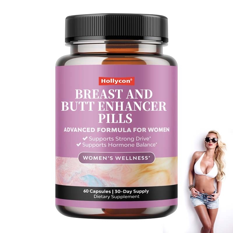 Gráfico de ervas Horny Goat Weed para Mulheres Cápsulas de aumento de peito e rabo