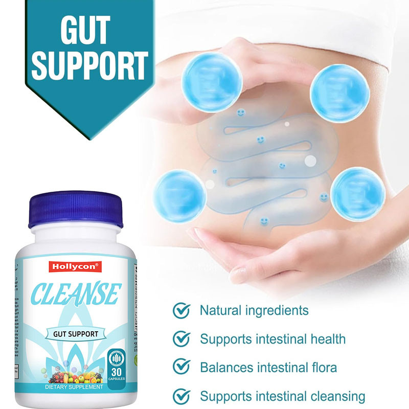 15 dias Limpeza intestinal Suporte de cápsulas Suporta a saúde intestinal Flora intestinal