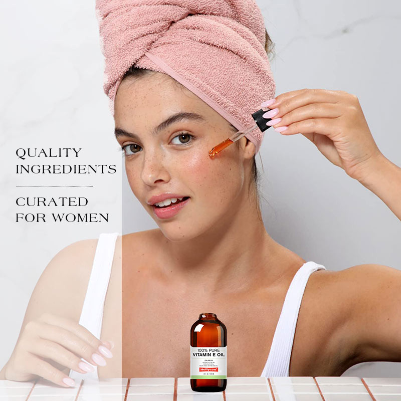 OEM 100% de óleo de vitamina E pura para rejuvenescimento da pele e prevenção de cicatrizes