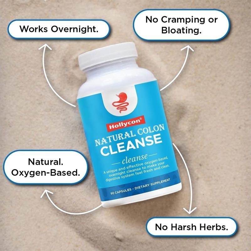 Fabrica Colon Cleanse Suplementos de óxido de magnésio Capsulas de emagrecimento 15 dias Suplemento de limpeza intestinal
