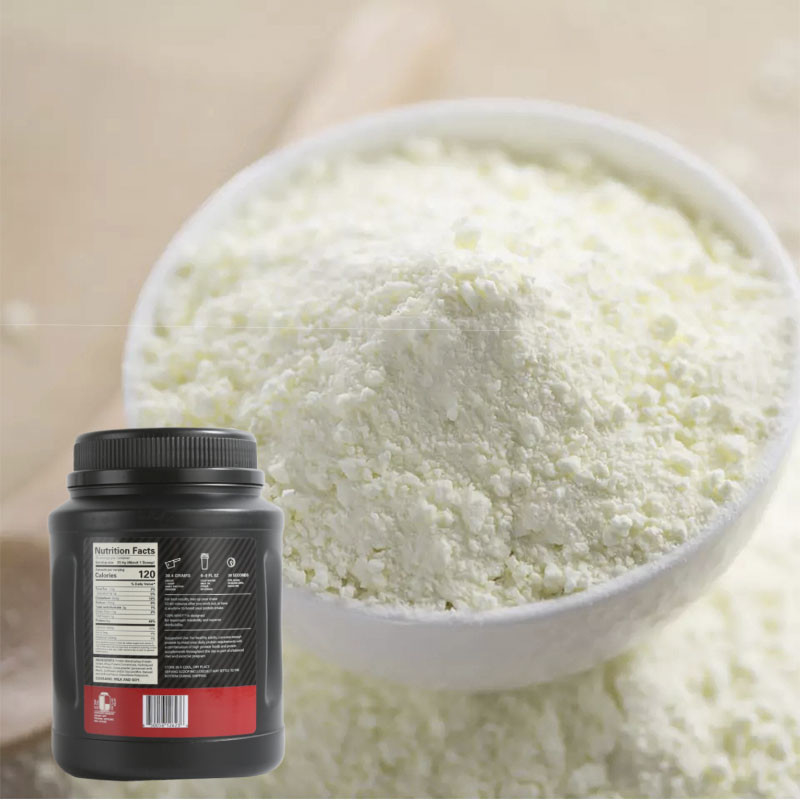 Proteína de soro de leite em pó Suporte muscular magro para recuperação muscular antes/após treino