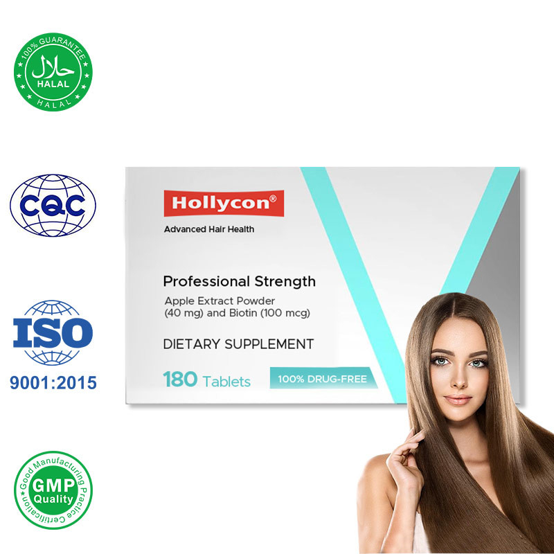 Suplemento de crescimento do cabelo para homens e mulheres comprimidos para crescimento do cabelo