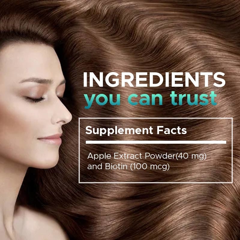 Suplemento de crescimento do cabelo para homens e mulheres comprimidos para crescimento do cabelo