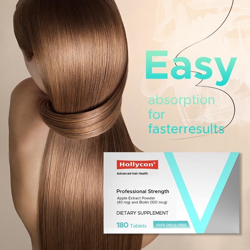 Suplemento de crescimento do cabelo para homens e mulheres comprimidos para crescimento do cabelo