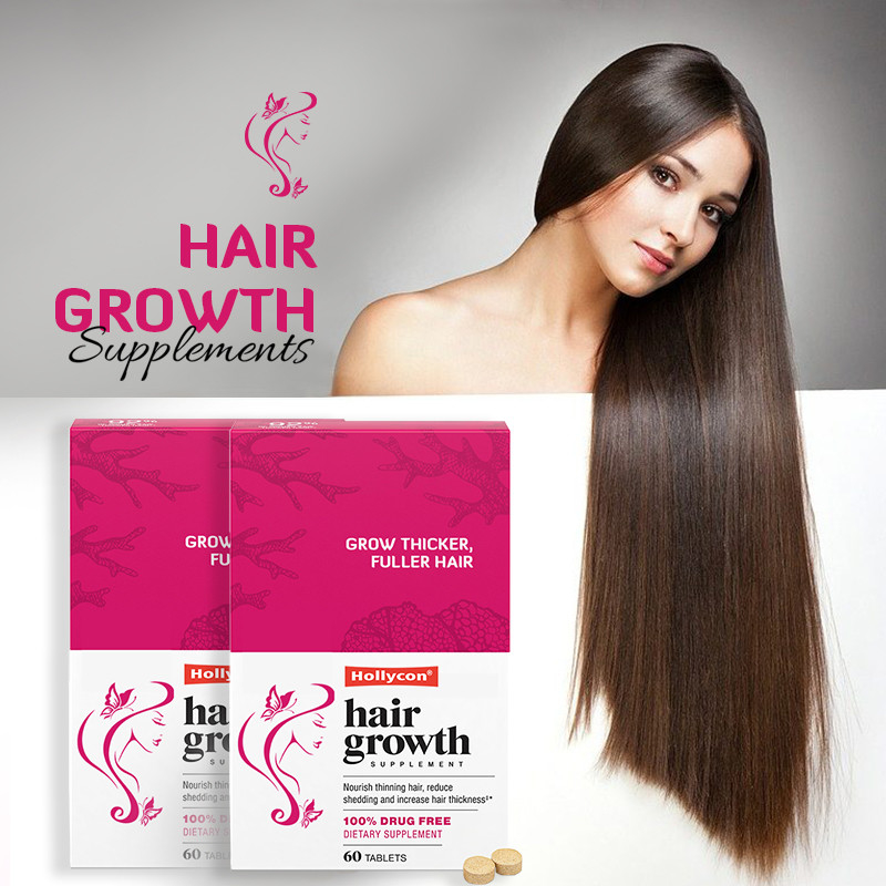 Comprimidos de crescimento do cabelo 120mcg Biotina Produto de crescimento do cabelo para crescimento do cabelo
