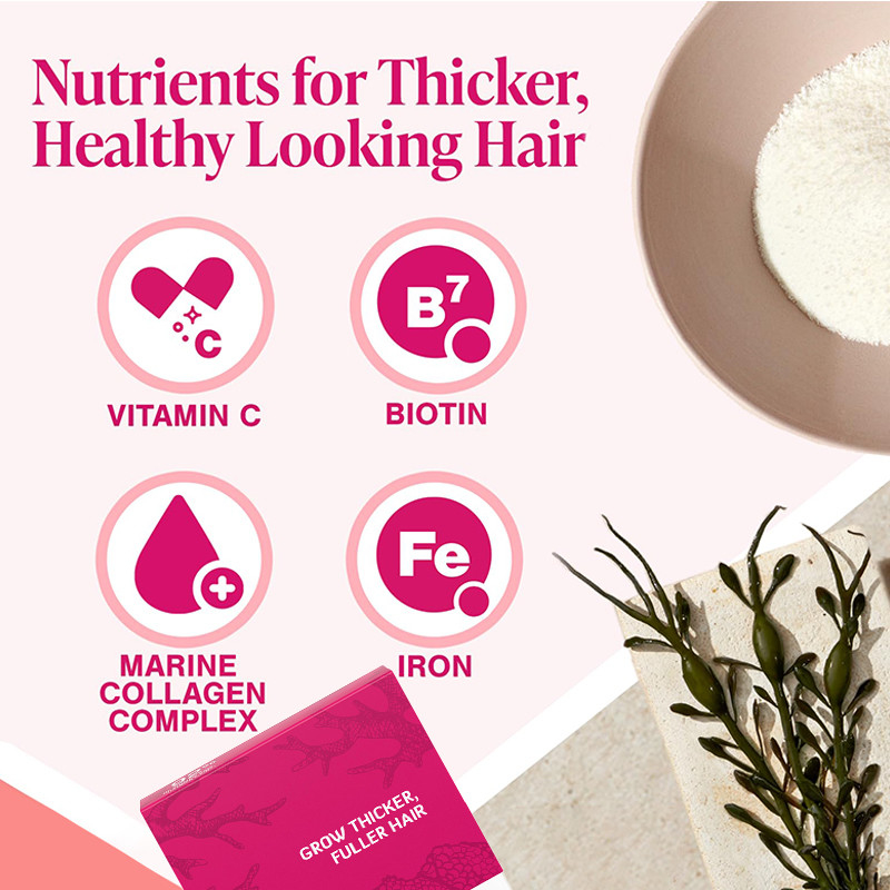 Comprimidos de crescimento do cabelo 120mcg Biotina Produto de crescimento do cabelo para crescimento do cabelo