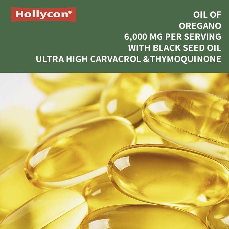 Óleo de Orégano Orgânico Softgels 6000mg Óleo de Orégano Softgels Para Apoio Imune