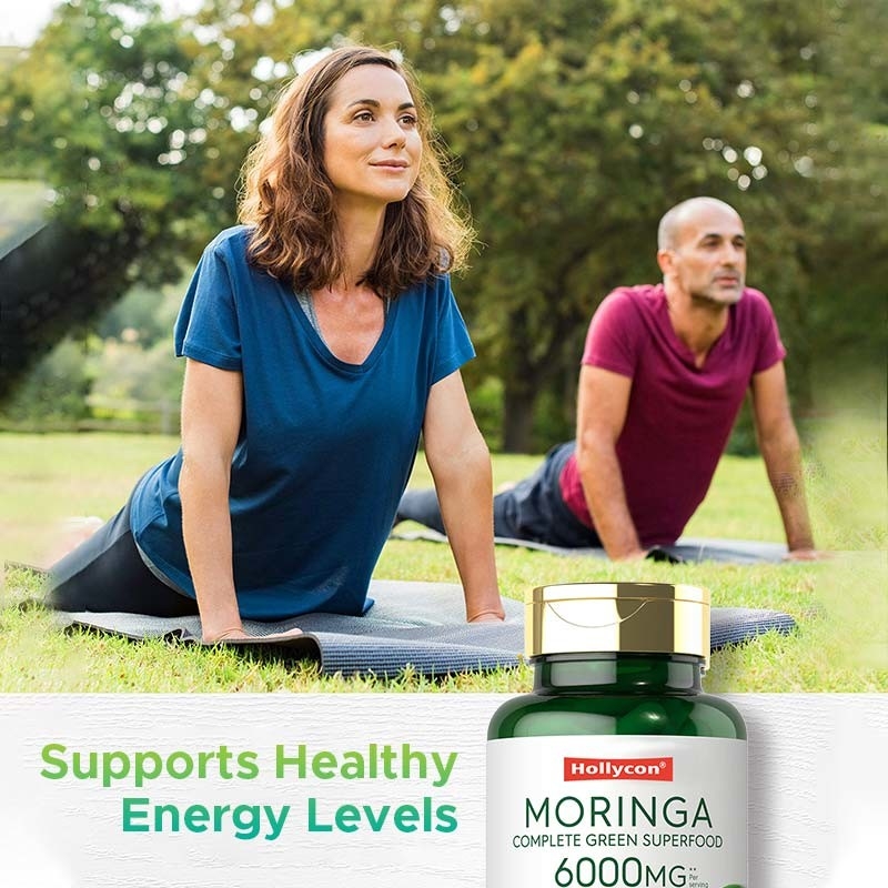 Capsulas de pó de Moringa para apoio articular Suplemento de pó de Moringa para um bom sono