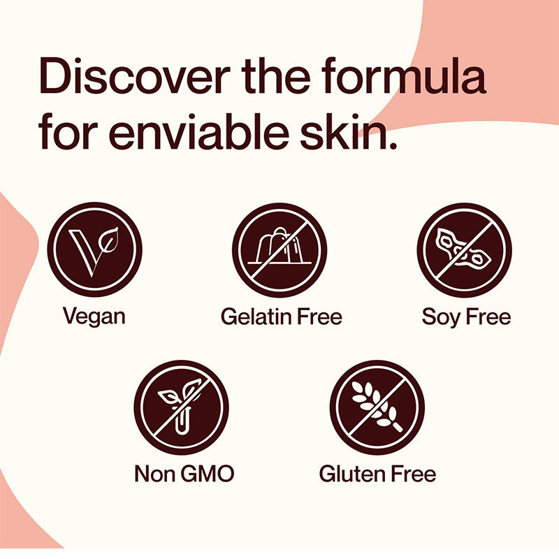 Retinol para pele Goma com biotina para pele brilhante cabelo e unhas antienvelhecimento