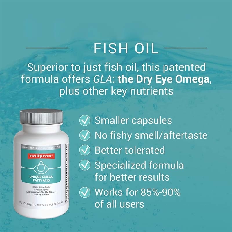 Fabricação OEM Unique Omega ácidos graxos Softgels para alívio de olhos secos
