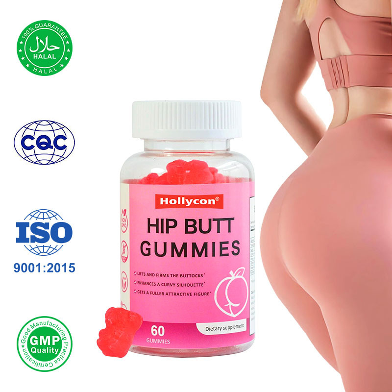 OEM Hip Butt Gummies para Mulheres Suplemento de Melhoria do Butt para Elevação do Butt