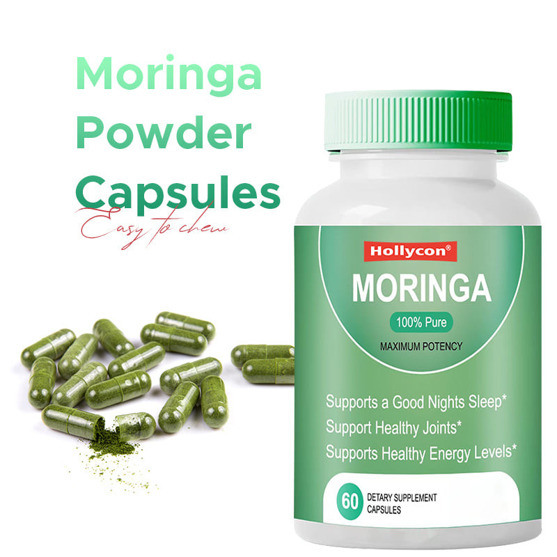 Capsulas de Moringa em Pó Para Apoiar Níveis Saudáveis de Energia