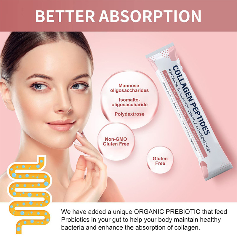 Multi Collagen Peptides Powder para Mulheres