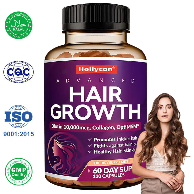 Gratuito Vitaminas para o Crescimento do Cabelo para Mulheres Recrescer mais forte Cabelo saudável Pele e unhas