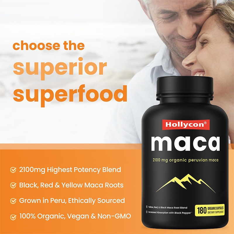 Maca Root Capsules 2100mg Maca Root Organic Mix For Energy Forward Maca Capsules