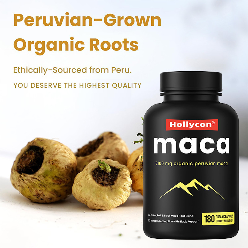Maca Root Capsules 2100mg Maca Root Organic Mix For Energy Forward Maca Capsules